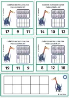 Vista previa - Unidades / Secuencias / Situaciones de Aprendizaje - Cuántos faltan ? Restas 0-20 DINOSAURIOS - página 3