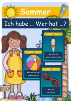 Vorschau - Spiele - Sommer - Ich habe ... Wer hat ...? (Lesespiel) - Deckblatt