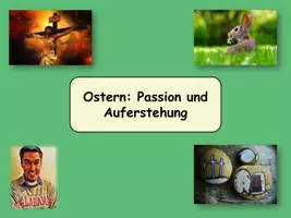 Vorschau - Unterrichtsreihen - Ostern - Passion und Auferstehung - Deckblatt