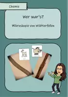 Vorschau - Arbeitsblätter - Kriminalfall: Wildfelle mikroskopieren - Deckblatt