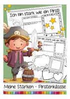 Vista previa - Hojas de trabajo - Meine Stärken - Piraten Deutsch / Alemán Schreiben DAZ - Portada