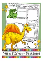 Vista previa - Hojas de trabajo - Meine Stärken - Dino Deutsch / Alemán Schreiben DAZ - Portada