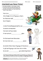 Vorschau - Arbeitsblätter - Arbeitsblatt "Piloten" + Onlineübung & MP3 + - Deckblatt