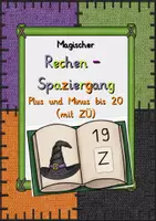 Vorschau - Stundenentwürfe - Rechenspaziergang Harry Potter Plus und Minus 20 - Deckblatt