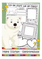 Vista previa - Hojas de trabajo - Meine Stärken - Eisbär Edition Deutsch / Alemán Schreiben Arbeitsblätter - Portada