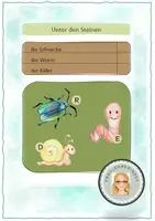Vorschau - Arbeitsblätter - DaZ Lesespur-Waldtiere - Deckblatt