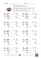 Vorschau - Arbeitsblätter - Einmaleins (1x1): Spannende Aufgaben rund um das Thema "Malaufgaben mit 9" (4 AB mit Lernvideolink) - Seite 3