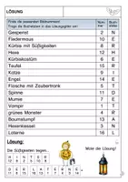 Vorschau - Arbeitsblätter - Lesespaziergang Halloween - Seite 3