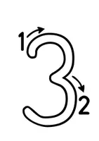 Vorschau - Arbeitsblätter - Ziffernschreibkurs 0-9 - Seite 3