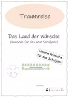Vorschau - Arbeitsblätter - Wünsche für das neue Schuljahr (Materialpaket - Klasse 2-4) - Deckblatt