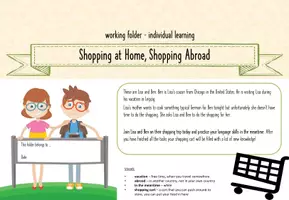 Vorschau - Arbeitsblätter - Some und Any - Übungen, Thema: Shopping at Home and Abroad - Seite 2