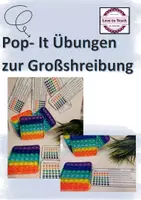 Vorschau - Spiele - Pop it Übungen zur Großschreibung - Deckblatt