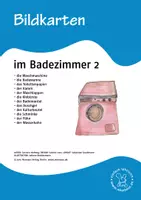 Vorschau - Bildkarten - Bildkarten Deutsch: Im Badezimmer 2 - Deckblatt