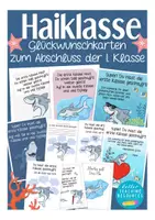 Vorschau - Anderer Materialtyp - Verabschiedung 1. Klasse Haiklasse / Klassentier Hai - Deckblatt