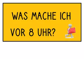 Vorschau - Fördermaterial/Inklusion - Was mache ich vor 8 Uhr- Selbstorganisationsplakate - Seite 2