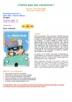 Aperçu - Préparation de séance / Séance complète - Moi, Thérèse Miaou - J'aime pas les vacances ! - Page 1