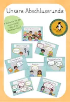 Vorschau - Bildkarten - Unsere Abschlussrunde in der Grundschule - Deckblatt