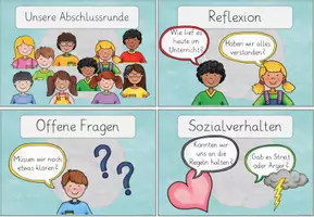 Vorschau - Bildkarten - Unsere Abschlussrunde in der Grundschule - Seite 3