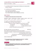 Vorschau - Arbeitsblätter - Aufgaben zu Podcast: La presse féminine, un corset de papier pour les femmes? - Seite 3