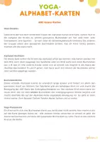 Vorschau - Spiele - 36 Yoga Karten zum ABC: Bewegungs-Alphabet inkl. Spielideen - Seite 3