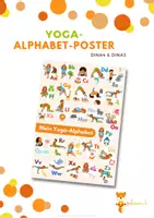 Vorschau - Poster - Yoga Alphabet-Poster DIN A4/A3- 26 Buchstaben + Bewegungen - Deckblatt