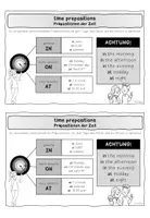 Vorschau - Arbeitsblätter - time prepositions - in/on/at - Seite 3