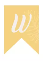 Vorschau - selbst erstellte Cliparts/Grafiken - BOHO Wimpelkette „Willkommen“ (editierbar) - Seite 1