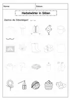 Vorschau - Arbeitsblätter - Herbst - Erste Wörter lesen und schreiben - Seite 1