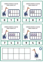 Vista previa - Unidades / Secuencias / Situaciones de Aprendizaje - RESTAS DINO 0-10 - Matemáticas Montessori - página 3