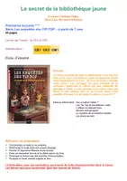 Aperçu - Préparation de séance / Séance complète - Les enquêtes des Tip Top - Le secret de la bibliothèque jaune - Page 1