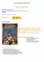 Aperçu - Préparation de séance / Séance complète - Les enquêtes des Tip Top - Les plans secrets - Page 1
