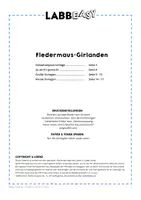 Vorschau - Mal- und Bastelvorlagen - Fledermaus-Girlanden Bastelvorlagen - Seite 3