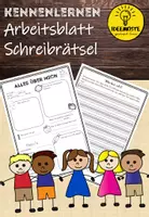 Vorschau - Stundenentwürfe - Kennenlern-Spiel. Schulanfang. Schulstart - Deckblatt