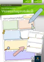 Vorschau - Arbeitsblätter - Das etwas andere Versuchsprotokoll (Sketchnotes) - Deckblatt