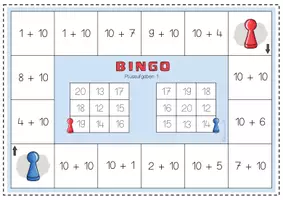 Vorschau - Spiele - Bingo Brettspiele zur Addition im Zahlenraum bis 20 - Seite 2