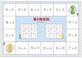 Vorschau - Spiele - Bingo Brettspiele zur Addition im Zahlenraum bis 20 - Seite 3