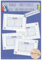 Vorschau - Spiele - Bingo Brettspiele: Addition und Subtraktion im Zahlenraum bis 100 - Deckblatt