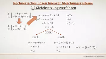 Vorschau - Präsentationen/Tafelbilder - Tafelbilder - Rechnerisches Lösen von LGS - Seite 2
