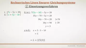Vorschau - Präsentationen/Tafelbilder - Tafelbilder - Rechnerisches Lösen von LGS - Seite 3