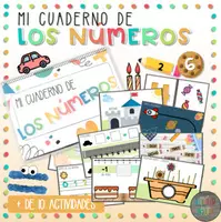 Vista previa - Hojas de trabajo - Mi cuaderno de... LOS NÚMEROS - Portada