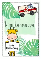 Vorschau - Mal- und Bastelvorlagen - Giraffenklasse | Krankenmappe | Classroom Management - Seite 1