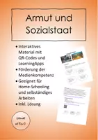 Vorschau - Arbeitsblätter - Armut und Sozialstaat - interaktives Unterrichtsmaterial - Deckblatt