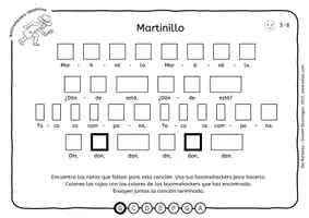 Vista previa - Hojas de trabajo - Pack Boomwhackers - página 2