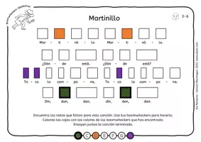 Vista previa - Hojas de trabajo - Pack Boomwhackers - página 3