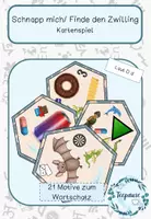 Vorschau - Spiele - Finde den Zwilling | Laute | Konsonanten | Wachsendes Materialpaket - Seite 1