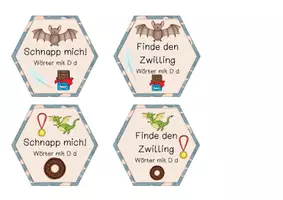 Vorschau - Spiele - Finde den Zwilling | Laute | Konsonanten | Wachsendes Materialpaket - Seite 2