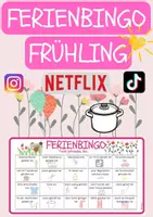 Vorschau - Spiele - Ferienbingo - FRÜHLING - Deckblatt