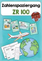 Vorschau - Arbeitsblätter - Zahlenspaziergang im Zahlenraum 100 - Deckblatt