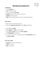 Vorschau - Merkblätter - Gedichtvortrag, Feedback, Leistungsnachweis - Seite 2