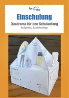 Vorschau - Arbeitsblätter - Einschulung Quadrama - Zahlreiche Aufgaben - Deckblatt